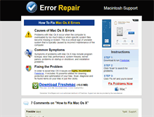 Tablet Screenshot of errorrepair.com